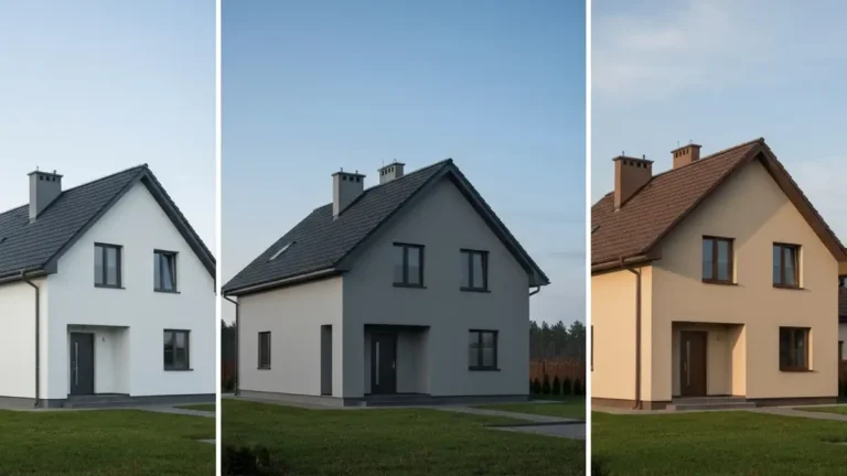 Dobór koloru dachu do elewacji domu jednorodzinnego — przykłady harmonijnych kombinacji kolorystycznych